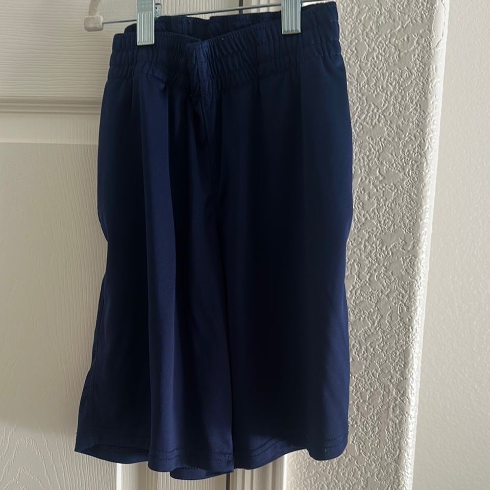 Navy Blue Athletic Shorts